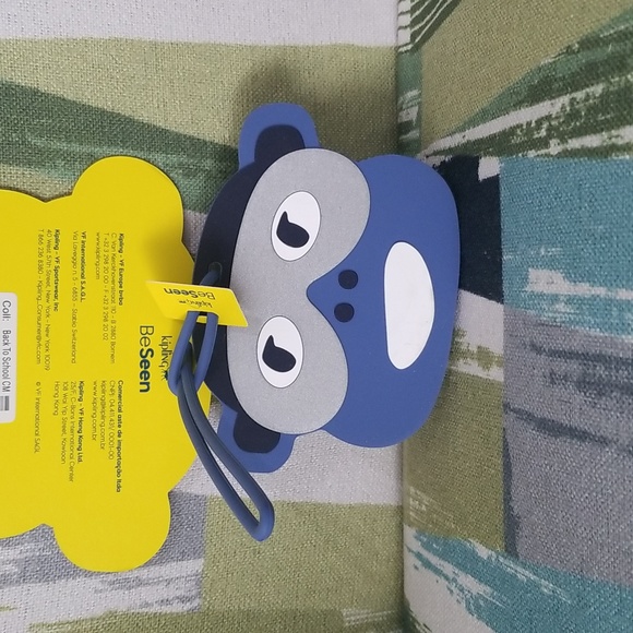 Kipling Cheeky Monkey Head Luggage Tag - Picture 3 of 6